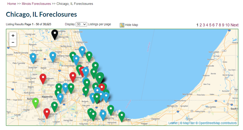 Chicago Foreclosures Map