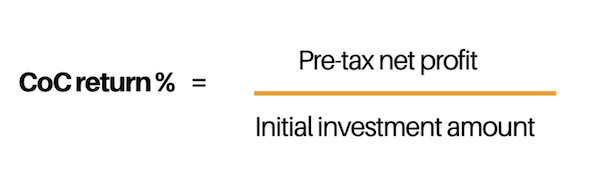 COC Return Formula