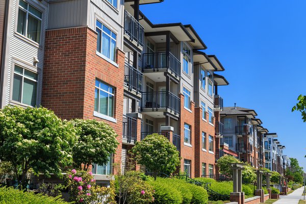 A condominium building