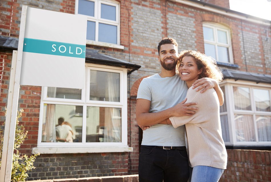 couple in a sold house