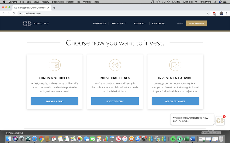 Crowdstreet screenshot