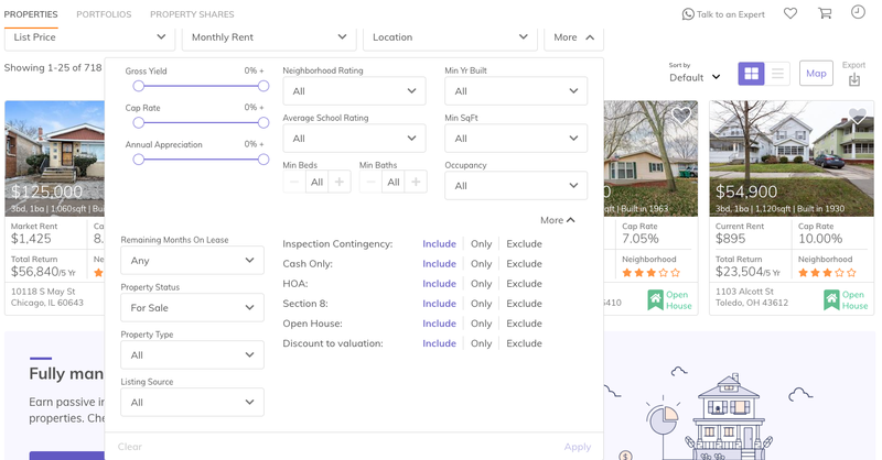 Roofstock screenshot