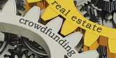 Gears showing real estate and crowdfunding