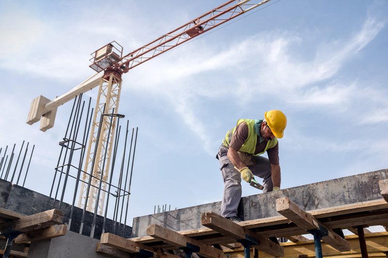 Man working construction