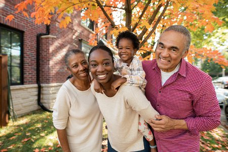 three generations in a family