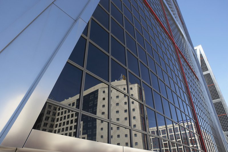 Office building reflection