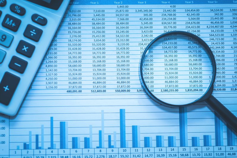 reit documents magnifying glass