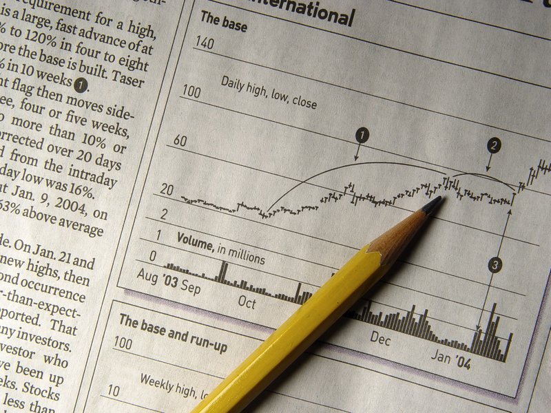 Pencil laying across a newspaper