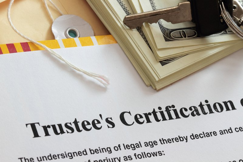 Trustee's Certification Legal Document