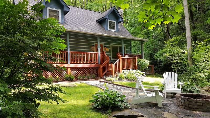 vacation home in the woods