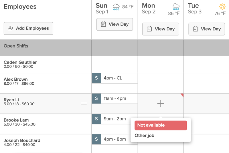 5 Best Employee Scheduling Software Options For 2020 The Blueprint