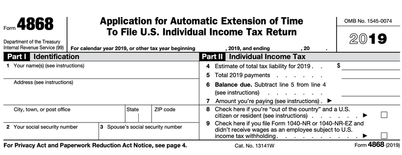 2016 tax extension form business