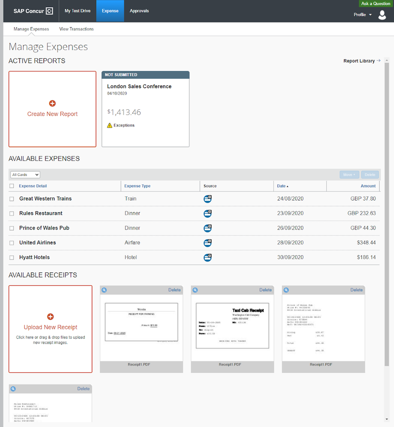 Concur Expense Reporting Instructions