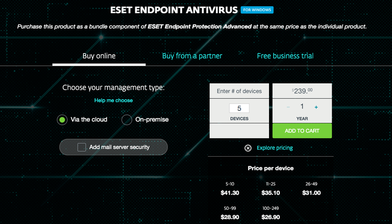 ESET Endpoint Antivirus 10.1.2046.0 instaling