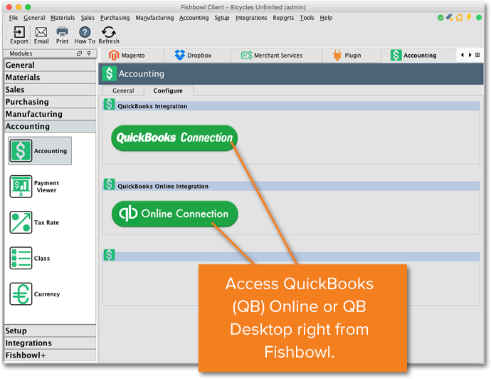 quickbooks fishbowl inventory