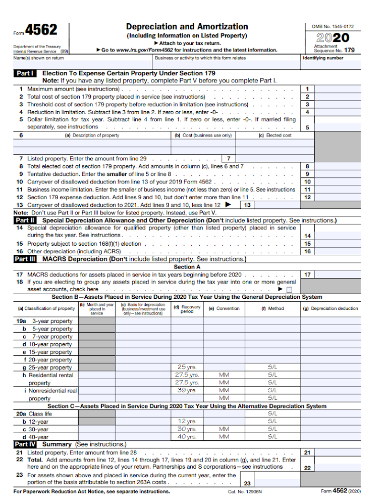 Irs Form 4562 Explained A Step By Step Guide Hot Sex Picture 5329