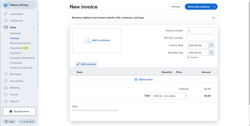 integrate wave invoices with wordpress