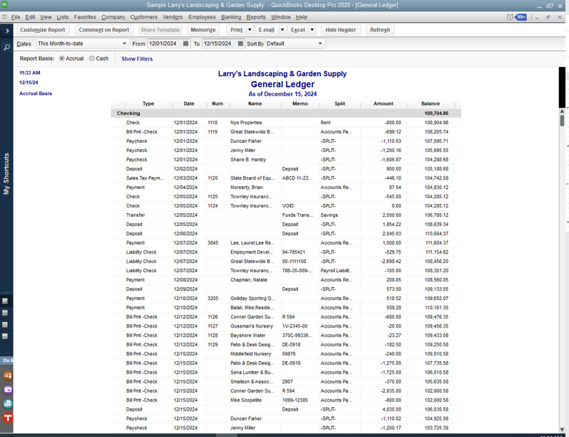 What Is A General Ledger Number