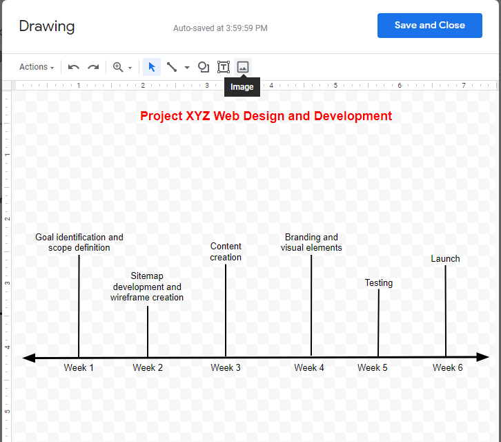 google timeline