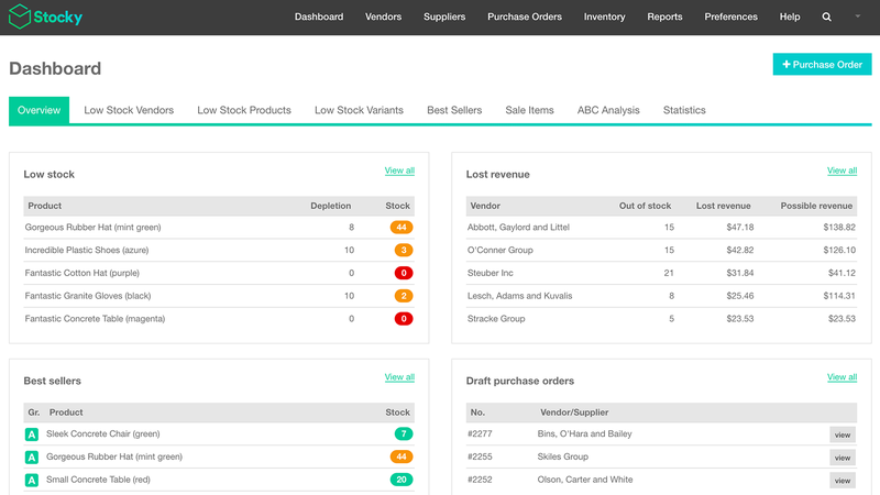 small business inventory control software