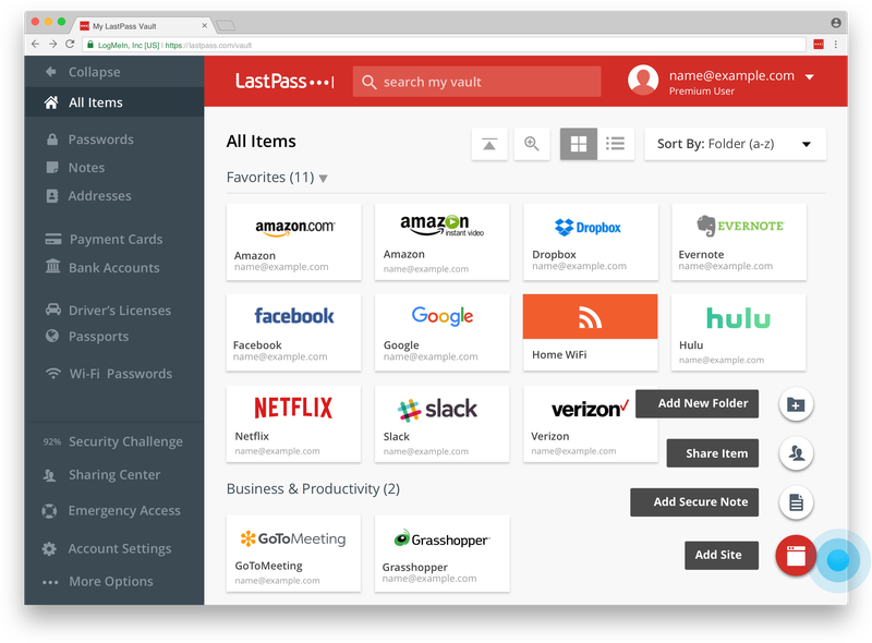 lastpass family add additional member