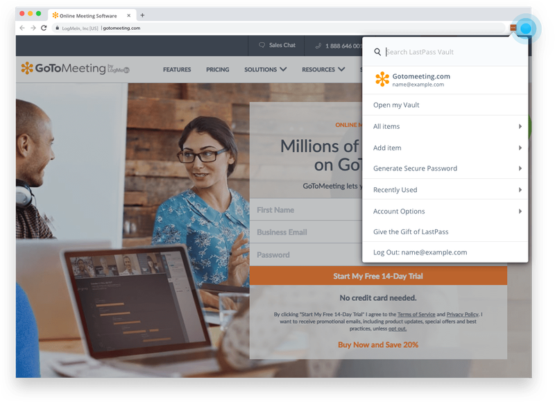 lastpass password manager app for chrome
