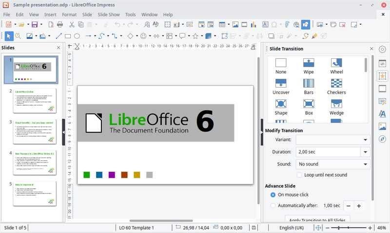 Libreoffice подключение в 1с