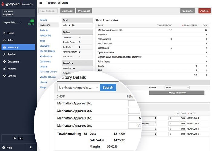 lightspeed onsite advanced reporting