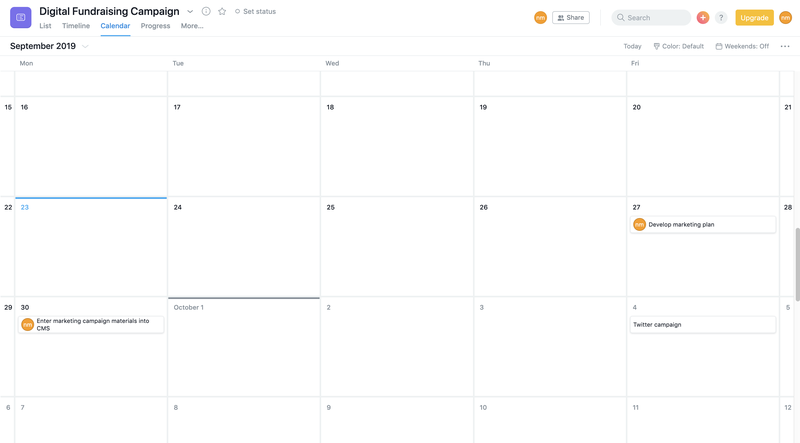 Asana Gantt Chart Plugin