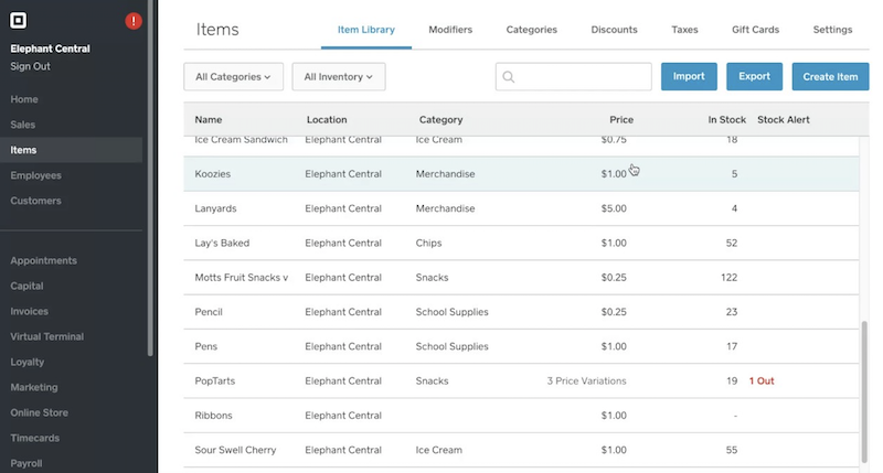 stockboy point of sales system