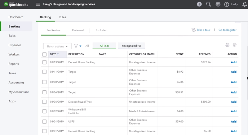 how to enter expenses in quickbooks online 2019