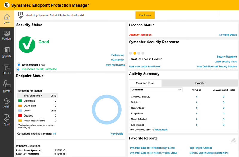 disable symantec