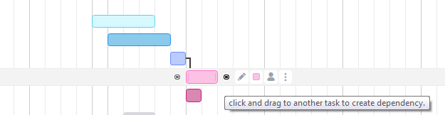 Create task dependencies on TeamGantt