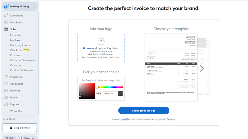 wave invoicing uk