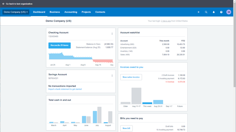 xero accounting software 2020