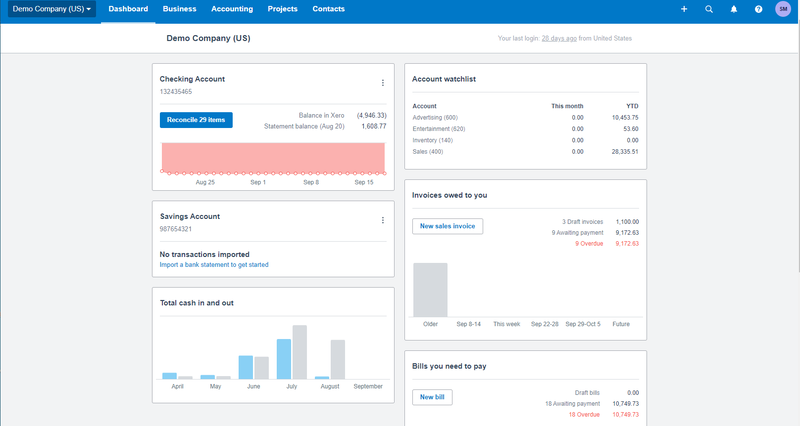 xero accounting software vs quickbooks online