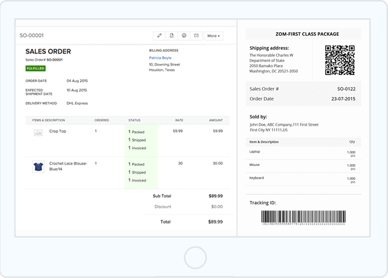 zoho inventory pricing