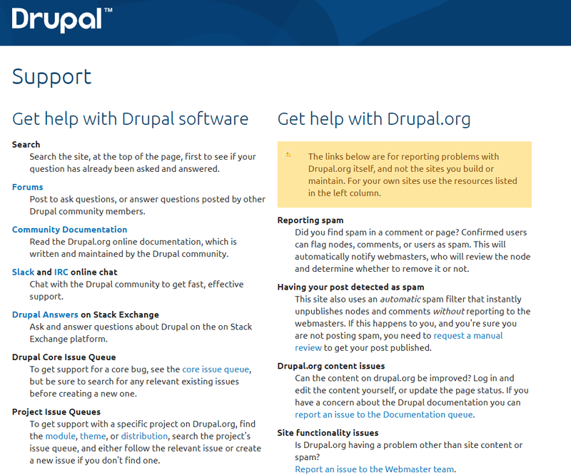 drupal support agency