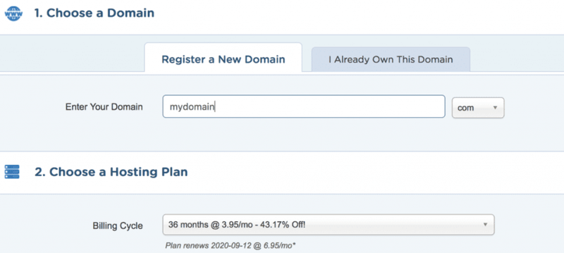 The page for transferring or adding a domain through HostGator.