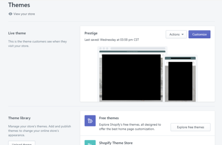 Shopify’s user-friendly interface