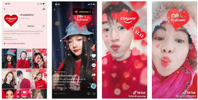 Campaign on TikTok in Thailand