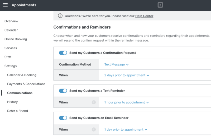 Square Appointments Review 2021 Features, Pricing & More The Blueprint