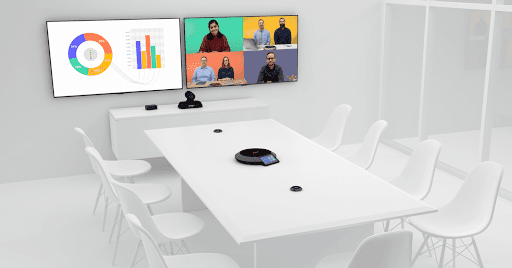 Hard codec video conferencing system